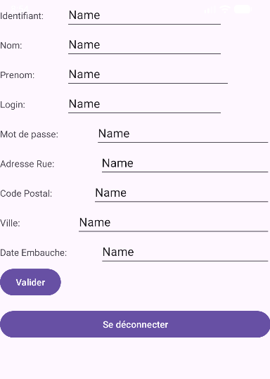 Ajout visiteur