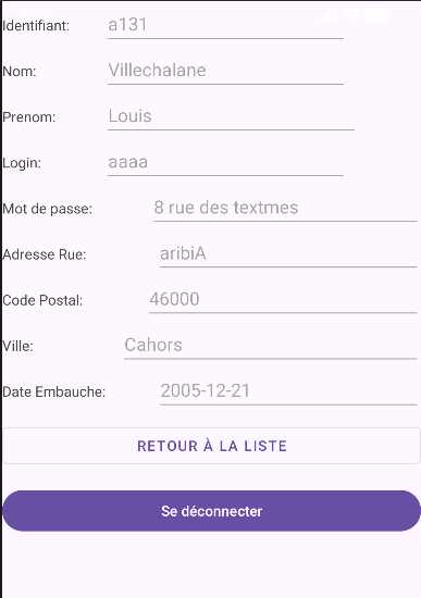Détails visiteur
