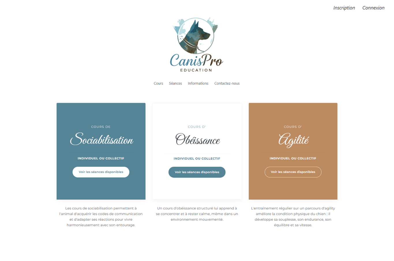 Page cours